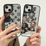 Louis Vuittion Smooth Mirror Case for iPhone 13 12 11 Pro Max Xs Max XR