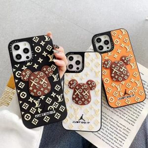 Louis Vuitton 3D KAWS Silicone Case for iPhone 11 12 13 14 Pro Max Xs Max XR 7 8 Plus