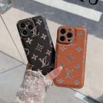 Louis Vuitton Plating Leopard Print Case for iPhone 14 Pro Max 13 12 11 Pro Max