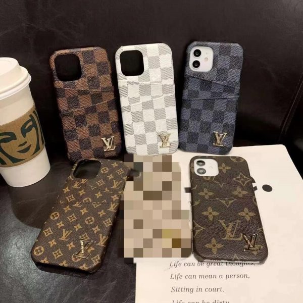 lv iphone 12 pro with card holder