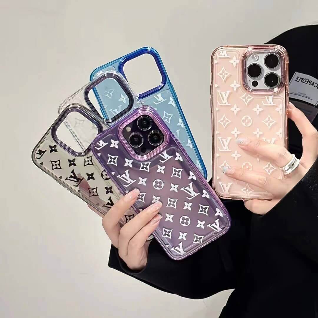 Bold LV iPhone XR Clear Case