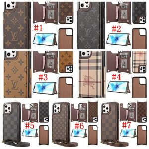 [CROSSBODY] Louis Vuitton Back Wallet Case for iPhone 15 14 11 12 13 Pro Max 7 8 Plus Xs 13 Mini