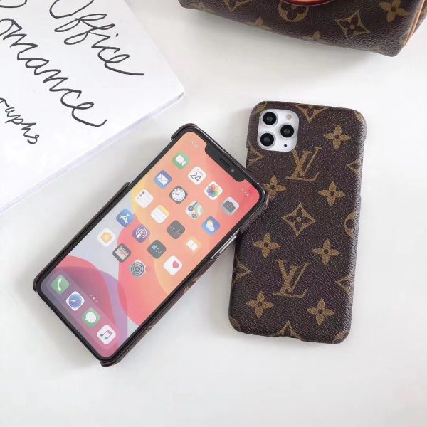 Louis Vuitton Ultra-Slim Leather Hard Case for iPhone 11-17 Pro Max