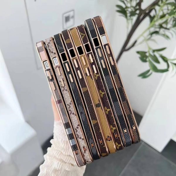 Louis Vuitton Slim iPhone 13 Pro Max Plating Case