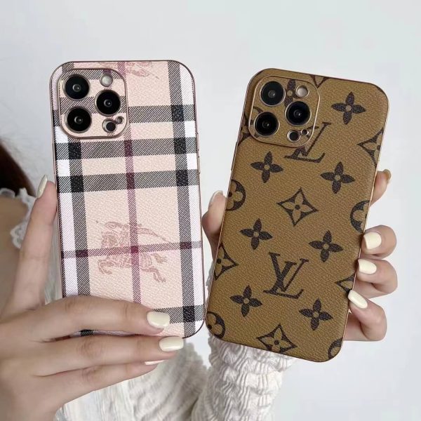Louis Vuitton Slim iPhone 13 Pro Max Plating Case