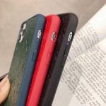 Louis Vuitton imprint Leather iPhone 12 Pro Max Case