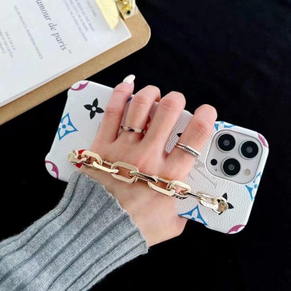 iPhone 13 Pro Louis Vuitton Wrist Strap Band Case