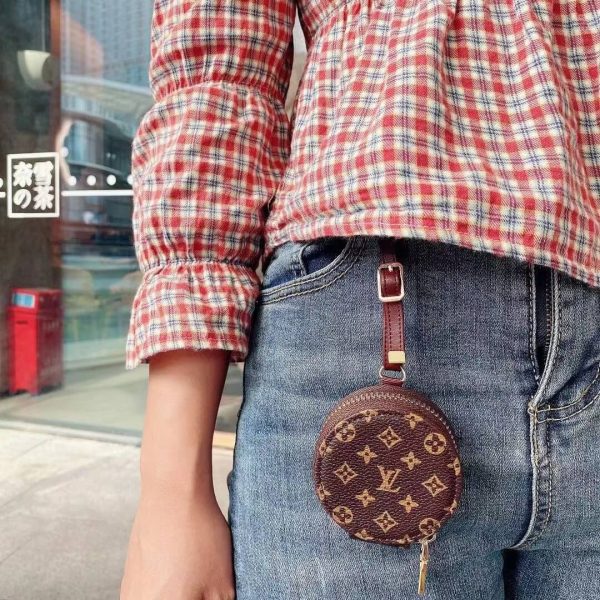 Louis Vuitton Round Bag Case for Airpods Pro 1 2 3