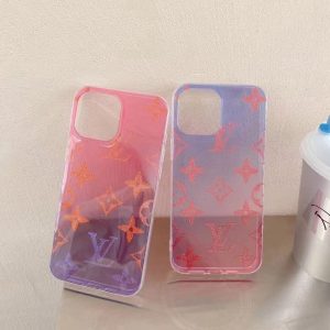 Louis Vuitton Glitter Powder Case for iPhone 11 12 13 14 Pro Max