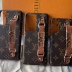 LOUIS VUITTON Crossbody Back Flip Wallet Case for iPhone 16 14 15 13 12 11 Pro Max