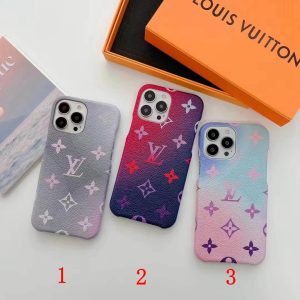 Louis Vuitton Gradient Color Slim Case for iPhone 15 14 13 12 11 Pro Max