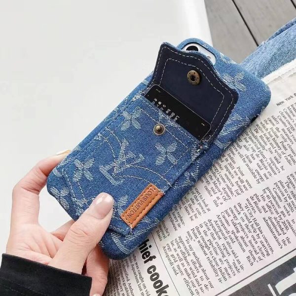 Louis Vuitton iPhone 13 Pro Max Card Holder Case - Jeans Style - Luxury Phone  Case Shop