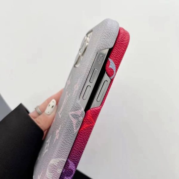 Louis Vuitton Gradient Color Slim Case for iPhone 15 14 13 12 11 Pro Max