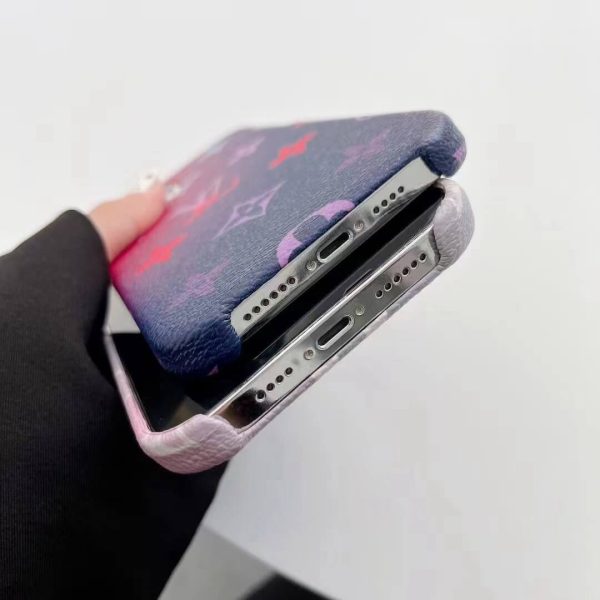 Louis Vuitton Gradient Color Slim Case for iPhone 15 14 13 12 11 Pro Max