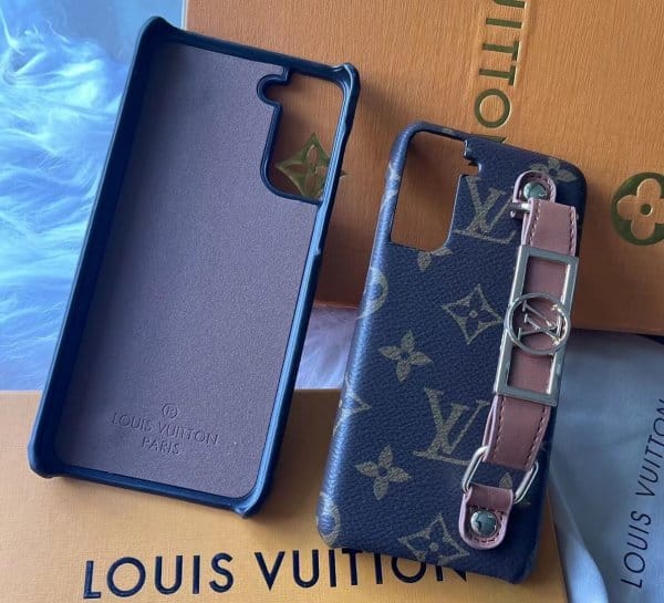 Louis Vuitton Wrist band Case for Samsung Galaxy S21 Ultra