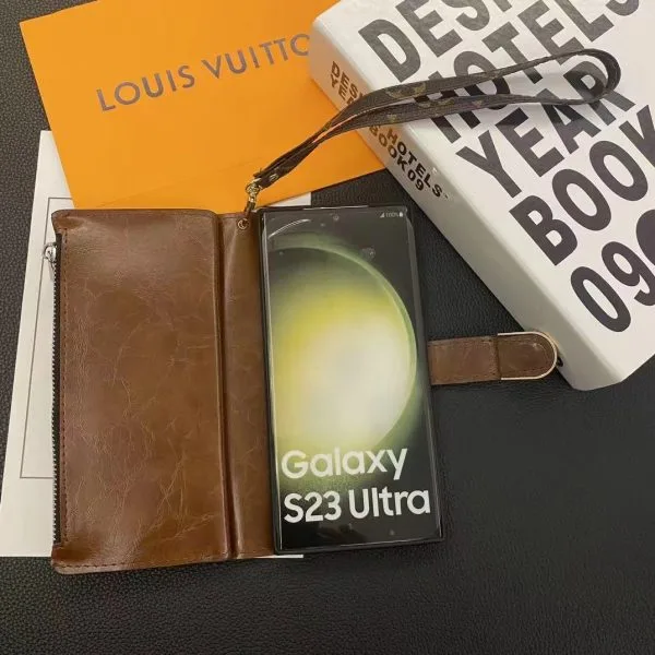 Louis Vuitton Zipper Wallet Folio Case for Samsung Galaxy S25 S22 S23 S24 Ultra Louis Vuitton Zipper Wallet Folio Case for Samsung Galaxy S25 S22 S23 S24 Ultra