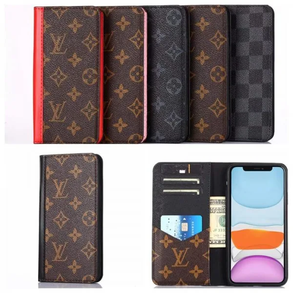 LOUIS VUITTON Wallet Flip Case for iPhone 7/8 Plus