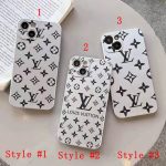 Louis Vuitton Slim Silver Case for iPhone 11 12 13 Pro Max Xs Max XR 7 8 Plus