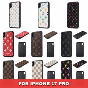 Luxury LV Monogram, Damier Style Slim Soft Case (12 Colors) - 17 PRO