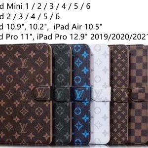 Louis Vuitton iPad Leather Case Kickstand Cover