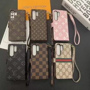 Louis Vuitton Zipper Wallet Folio Case for Samsung Galaxy S25 S22 S23 S24 Ultra