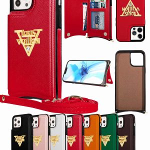 [CROSSBODY] Louis Vuitton Back Wallet Case for iPhone 14 11 12 13 Pro Max 7 8 Plus Xs 13 12 Mini