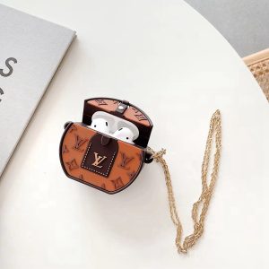 Louis Vuitton Silicone Case with Chain for Airpods Pro 1 2 - AIRPODS PRO