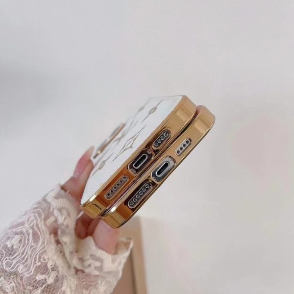 Louis Vuitton Plating Case for iPhone 16 15 14 Pro Max 13 12 11 Pro Max