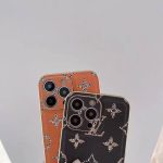 Louis Vuitton Plating Leopard Print Case for iPhone 14 Pro Max 13 12 11 Pro Max