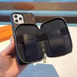 Zipper Pouch Louis Vuitton Case for iPhone 11 - 16 Pro, Max