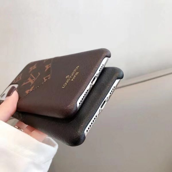 Louis Vuitton Card Slot Holder Case iPhone 13 Pro - Luxury Phone