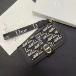 Dior Leather Folio Wallet Case for Apple iPhone