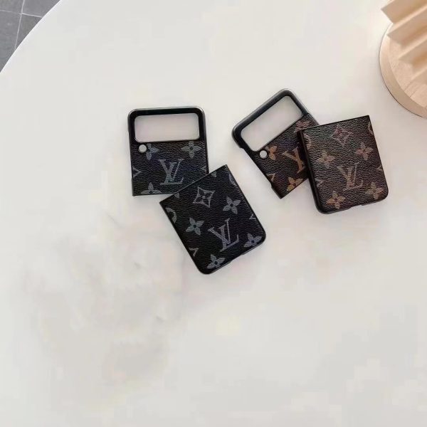 Louis Vuitton Leather Case for Samsung Galaxy Z Fold 3