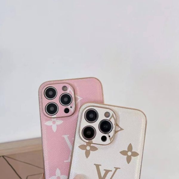 Louis Vuitton Plating Case for iPhone 16 15 14 Pro Max 13 12 11 Pro Max