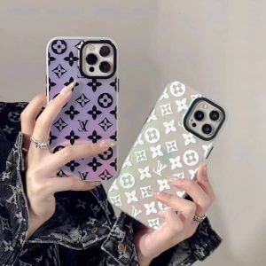 Louis Vuitton Laser discoloration Thin Case for iPhone 14 13 12 11 Pro Max