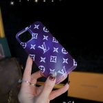 Louis Vuitton Violet Thin Case for iPhone 11 12 13 14 Pro Max