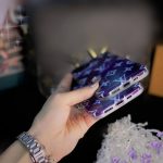 Louis Vuitton Violet Thin Case for iPhone 11 12 13 14 Pro Max