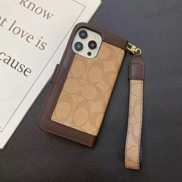 Coach Leather Folio Wallet Case for Apple iPhone Coach Leather Folio Wallet Case for Apple iPhone
