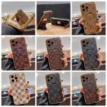 Louis Vuitton Kickstand Plating Edge Case for iPhone 15 14 13 12 11 Pro Max