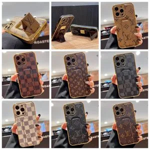 Louis Vuitton Kickstand Plating Edge Case for iPhone 15 14 13 12 11 Pro Max Louis Vuitton Kickstand Plating Edge Case for iPhone 15 14 13 12 11 Pro Max