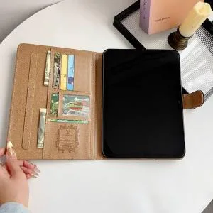 iPad Pro/Air/Mini Leather Folio Wallet Case Kickstand Cover