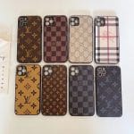 Classic Monogram Leather Case for iPhone 13/12 Series - Slim Fit