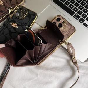 Crossbody Coach Organ Card Holder iPhone Case Crossbody Coach Organ Card Holder iPhone Case