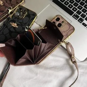 Crossbody Coach Organ Card Holder iPhone Case