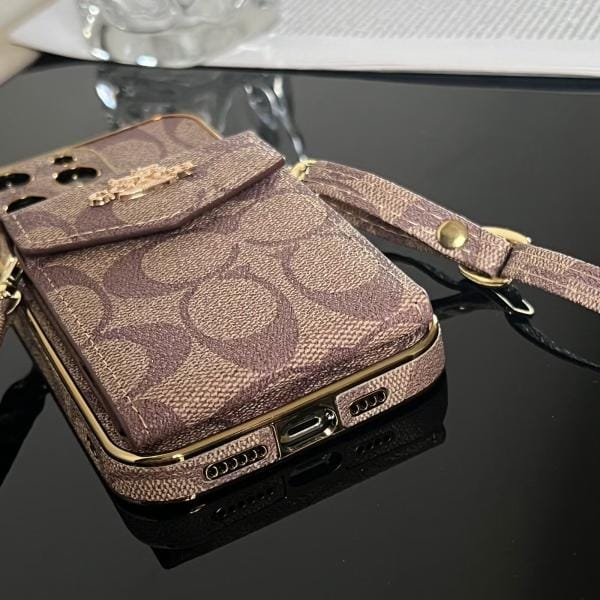 Crossbody Coach Organ Card Holder iPhone Case Crossbody Coach Organ Card Holder iPhone Case