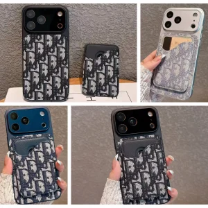 Saddle Magnetic Card Holder Case for iPhone 14 - 17 Series