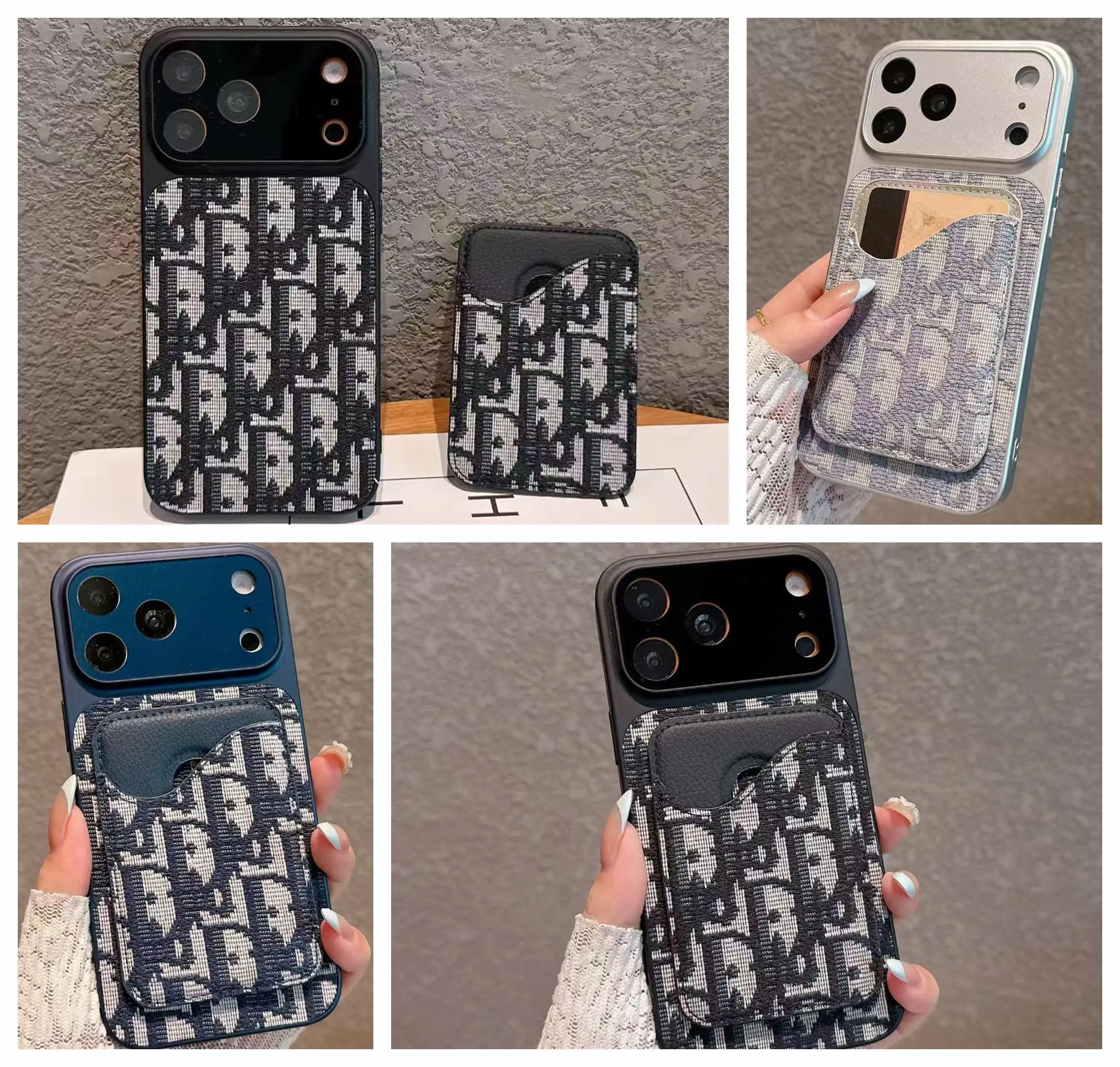 Saddle Magnetic Card Holder Case for iPhone 14 – 17 Series
