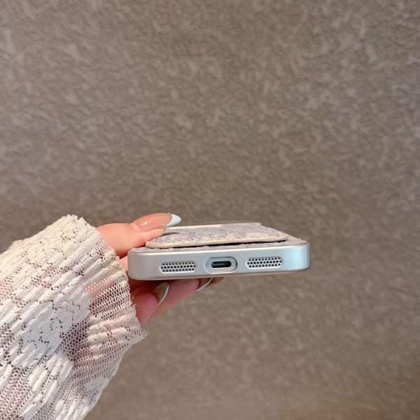 Saddle Magnetic Card Holder Case for iPhone 14 - 17 Series