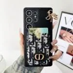 Premium Dior Card Holder Phone Case for Samsung Galaxy S25/ S24/ S23/ S22 Ultra