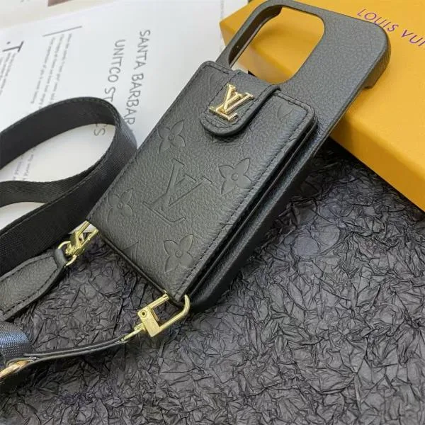 Louis Vuitton Emboss Samsung Galaxy Phone Case Crossbody Card Holder Louis Vuitton Emboss Samsung Galaxy Phone Case Crossbody Card Holder